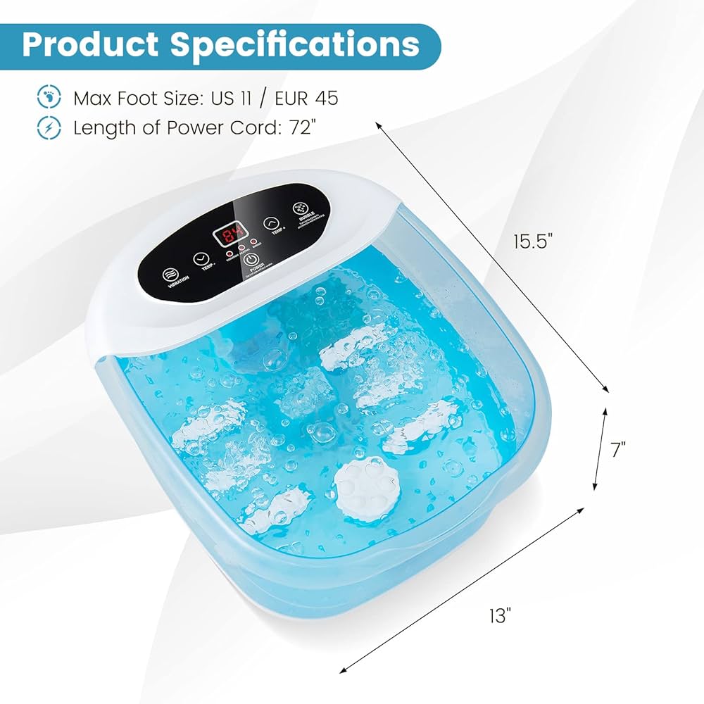 Amazon.com: COSTWAY Foot Spa Bath Massager, with Heat